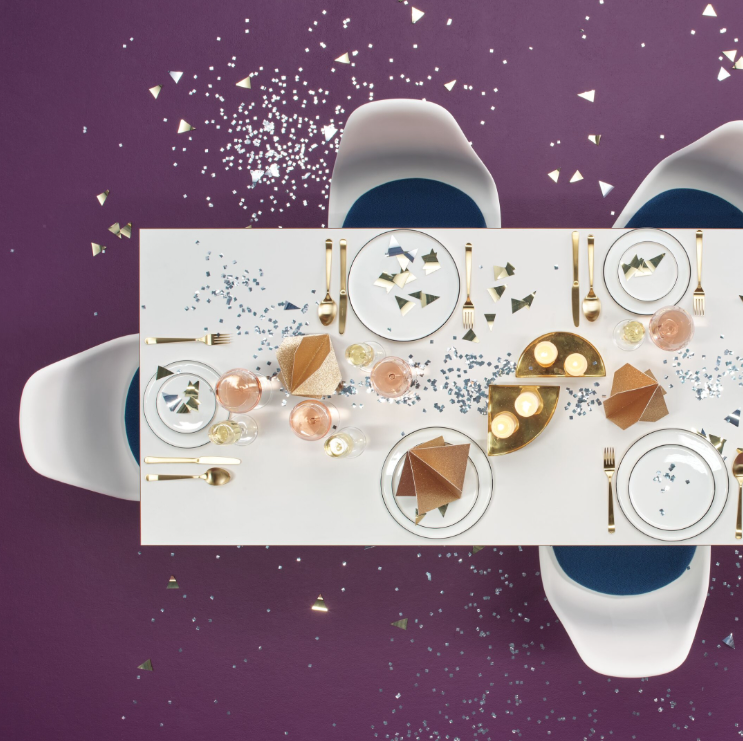 a 12 Eames Molded FB Chairs & Holiday Table a 12 Eames Molded FB Chairs & Holiday Table